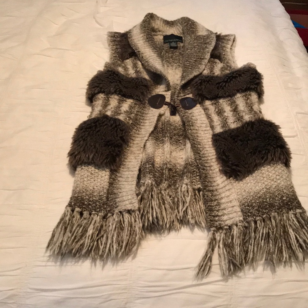 Fuzzy vest